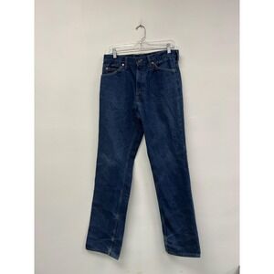 Vintage Montgomery Ward 1872 Jeans Mens 32x32 Blue Denim Straight Leg 80s